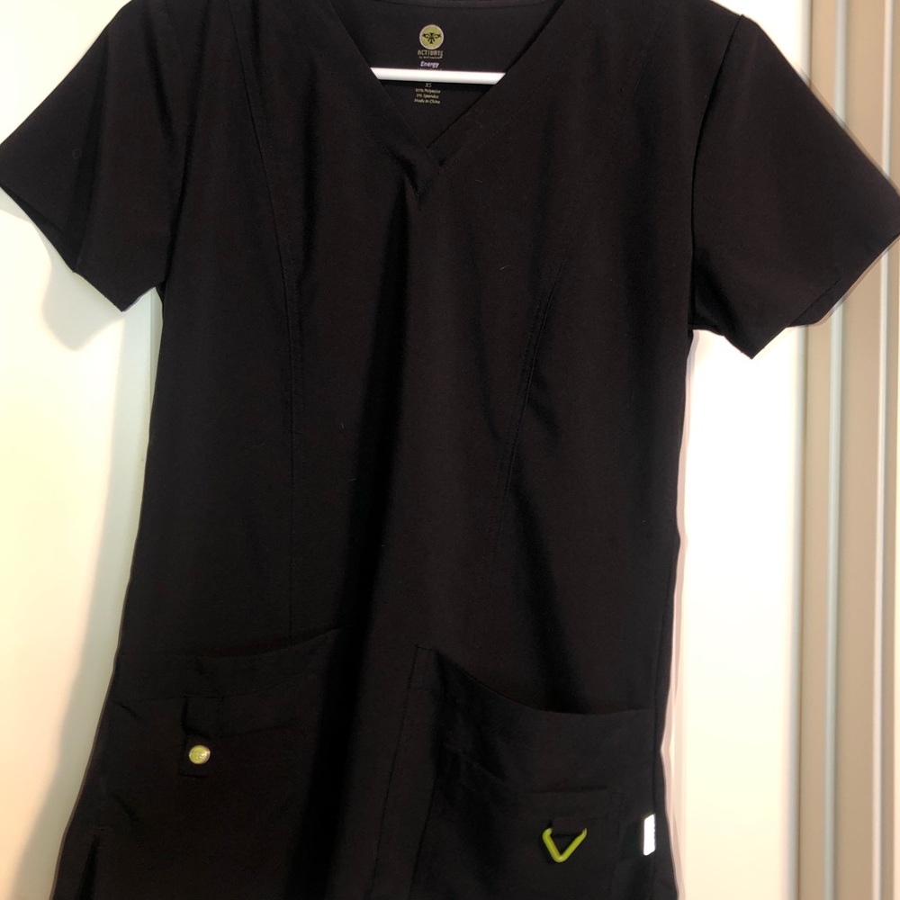 Black Scrub Top